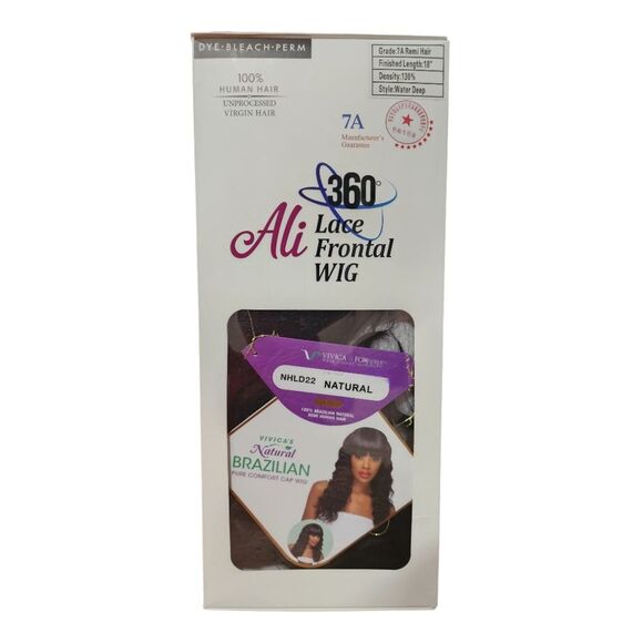 Natural Black Lace Frontal Wig